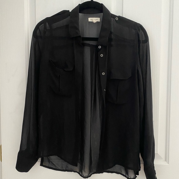Sheer button up - Picture 1 of 1